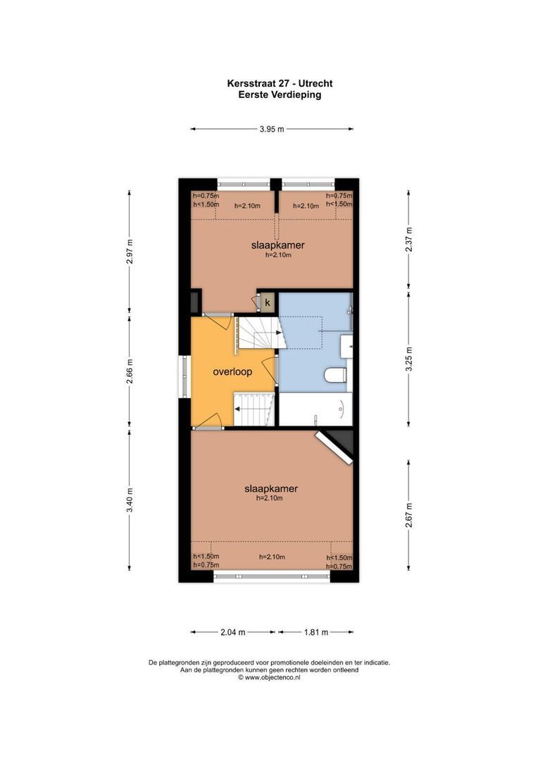 Kersstraat 27, Utrecht plattegrond-3