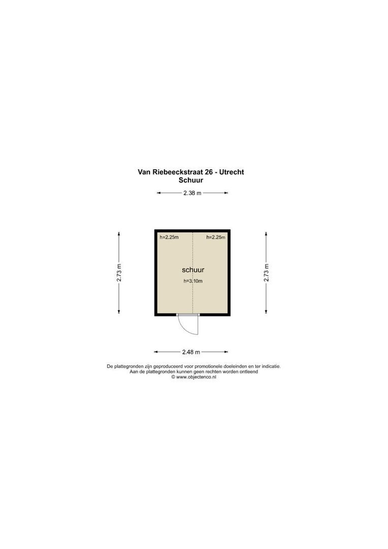 Van Riebeeckstraat 26, Utrecht plattegrond-6