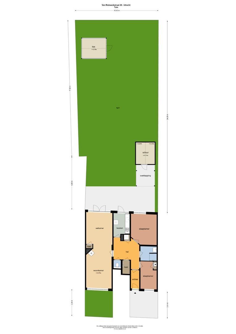 Van Riebeeckstraat 26, Utrecht plattegrond-3