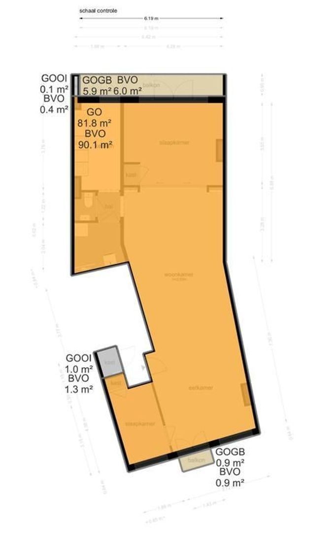 Nassaukade 322 3, Amsterdam plattegrond-1