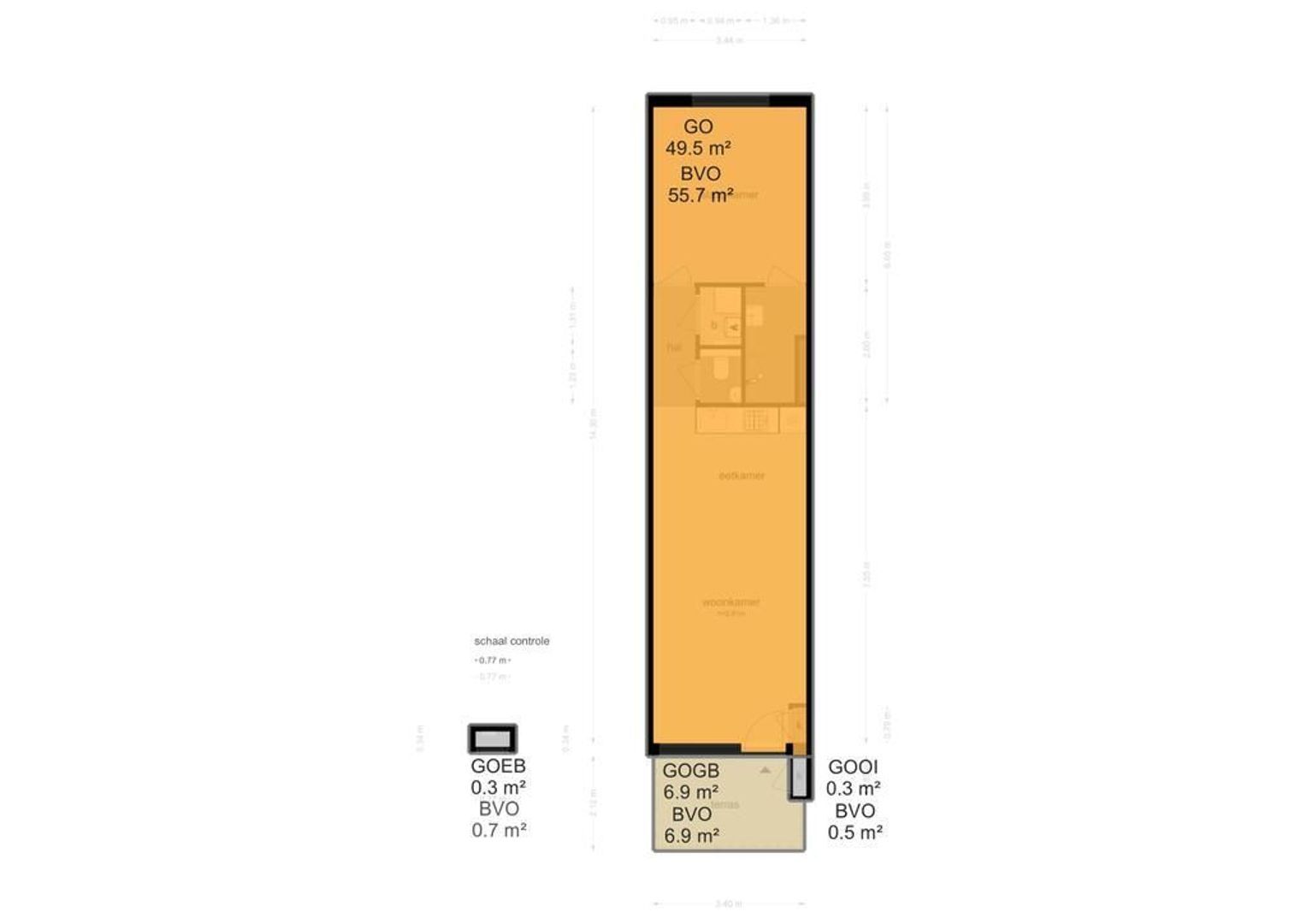 Nieuwpoortstraat 86 A10, Amsterdam plattegrond-2