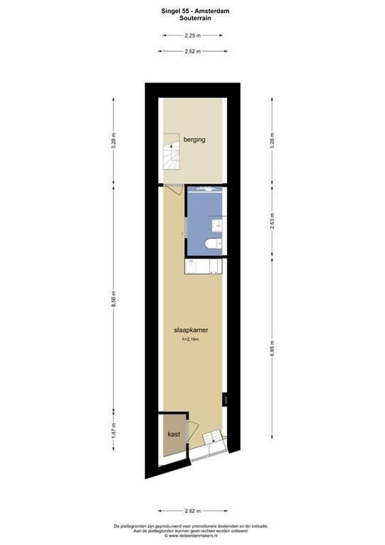 Singel 55, Amsterdam plattegrond-2