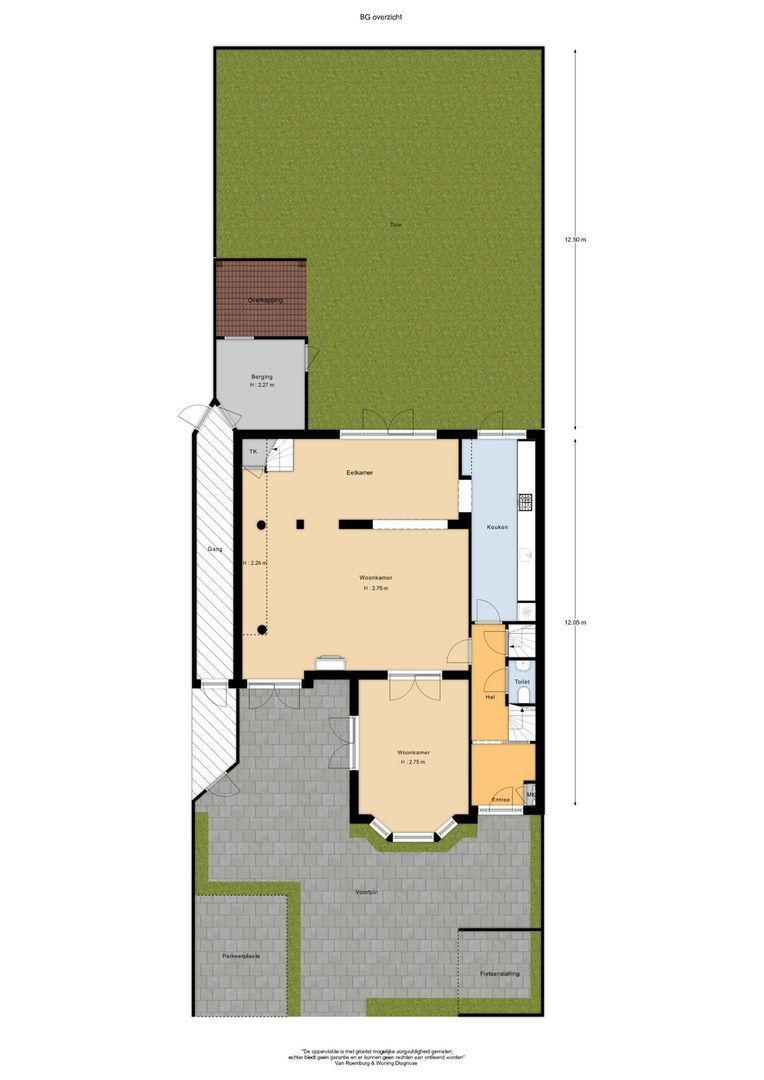 Brederolaan 20, Heemstede plattegrond-0