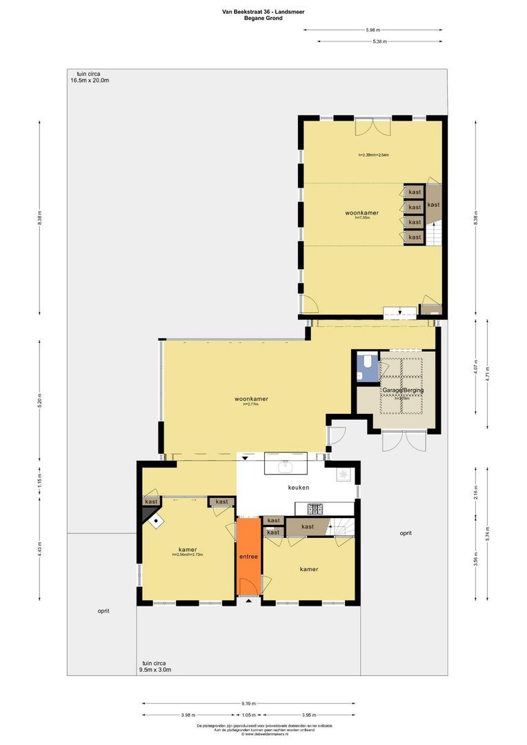 van Beekstraat 36, Landsmeer plattegrond-0