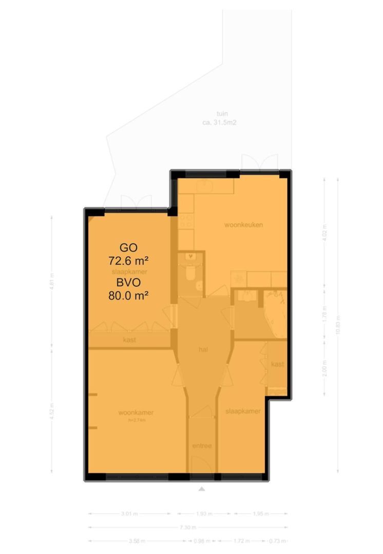 Bonairestraat 3, Amsterdam plattegrond-2