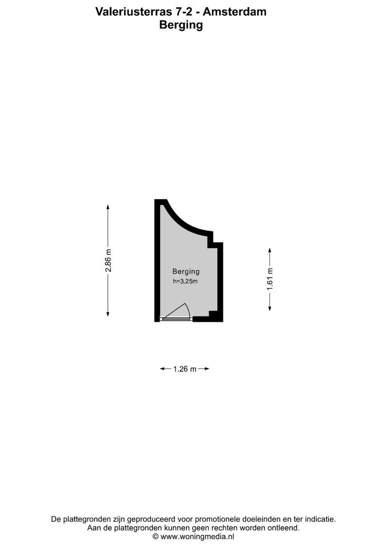 Valeriusterras 7 2, Amsterdam plattegrond-1