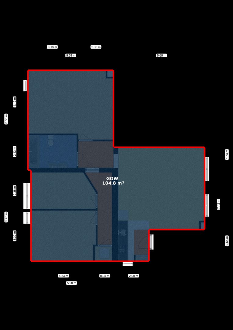 Akoleienstraat 8 1, Amsterdam plattegrond-2