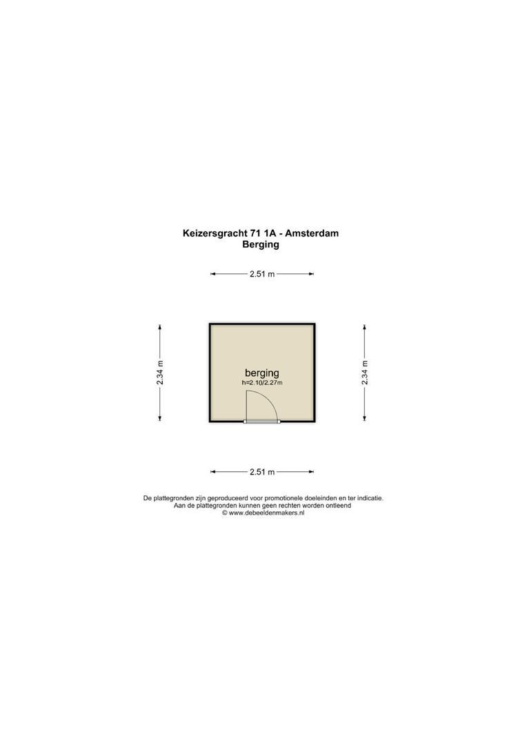 Keizersgracht 71 1A, Amsterdam plattegrond-3