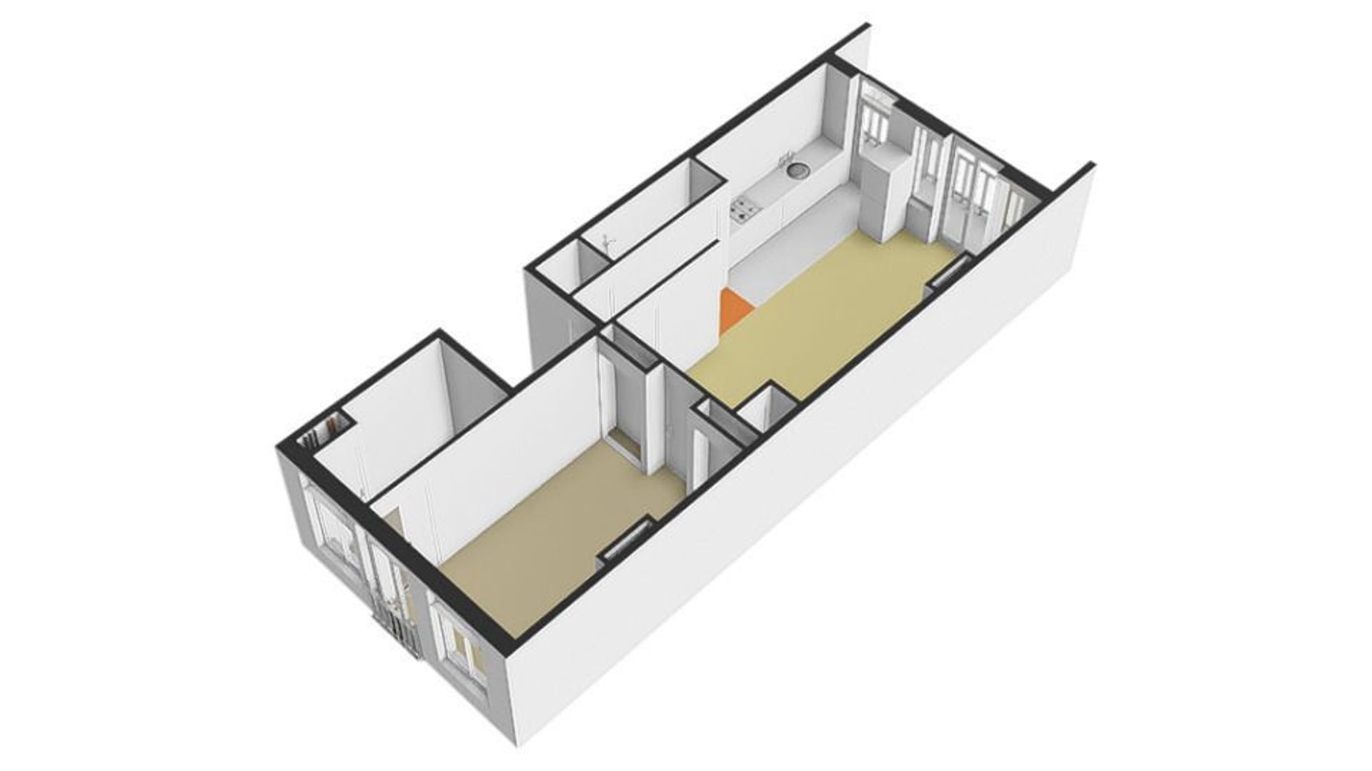 Derde Oosterparkstraat 140 1, Amsterdam plattegrond-3