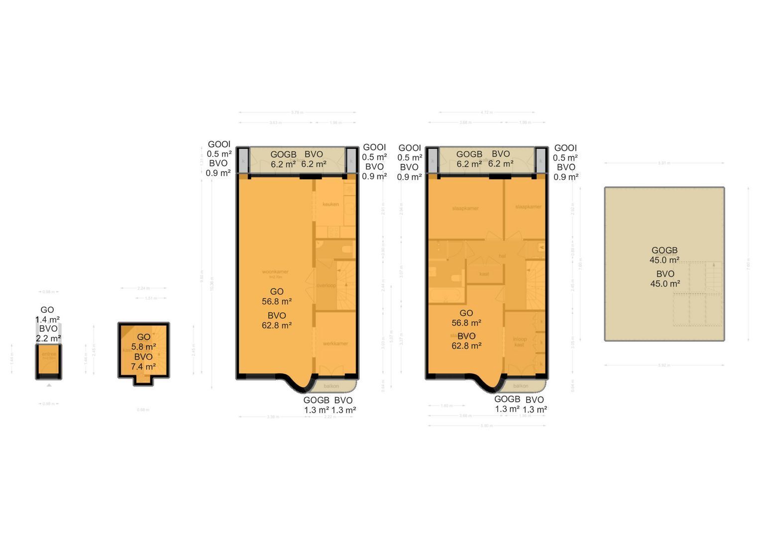 Van Spilbergenstraat 93 A, Amsterdam plattegrond-2