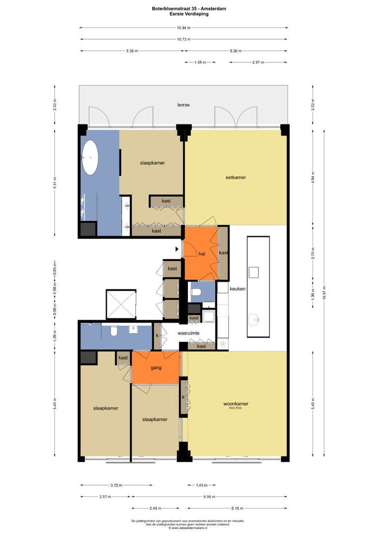 Boterbloemstraat 35, Amsterdam plattegrond-0