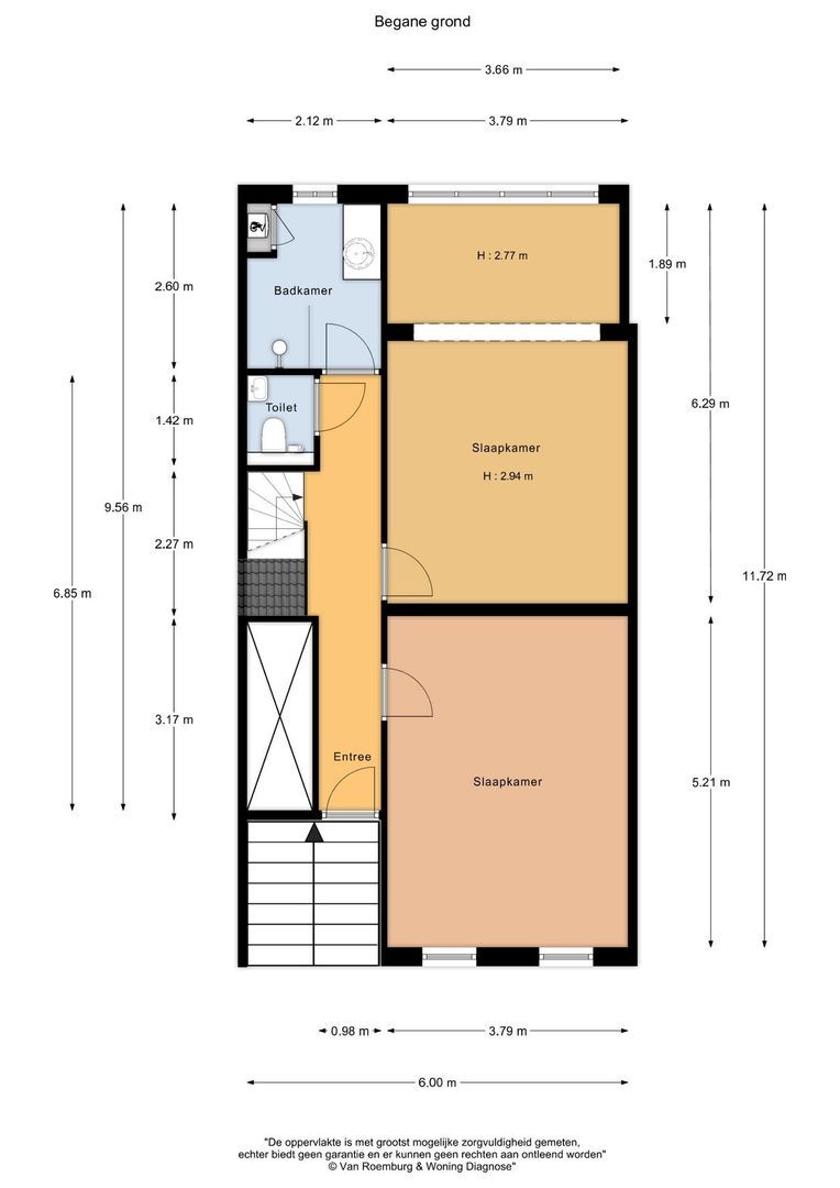 Duvenvoordestraat 69 ZW, Haarlem plattegrond-1