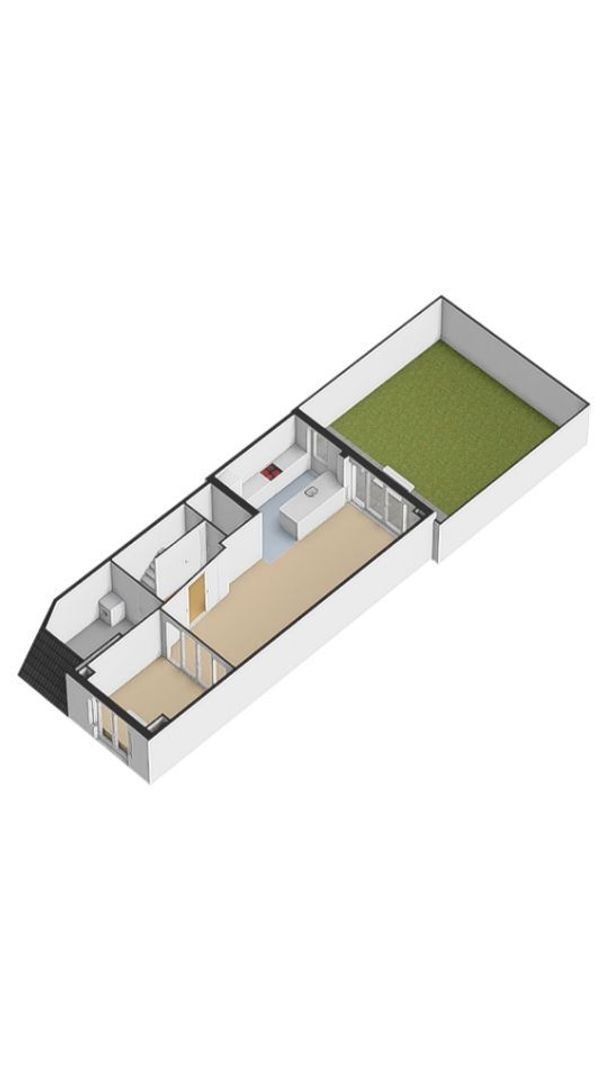 Duvenvoordestraat 69 ZW, Haarlem plattegrond-2