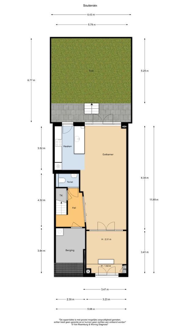 Duvenvoordestraat 69 ZW, Haarlem plattegrond-0