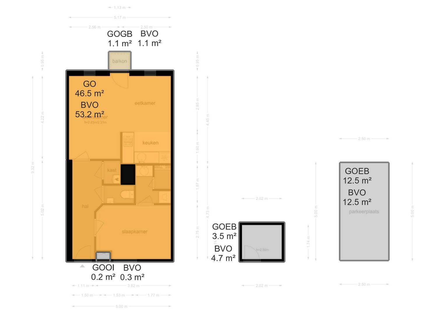 Oudeschans 79 H, Amsterdam plattegrond-3