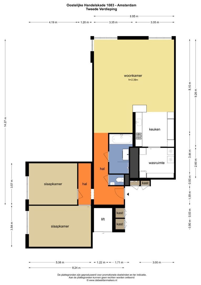 Oostelijke Handelskade 1083, Amsterdam plattegrond-0