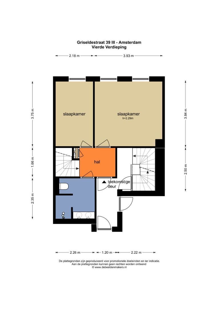 Griseldestraat 39 3, Amsterdam plattegrond-0