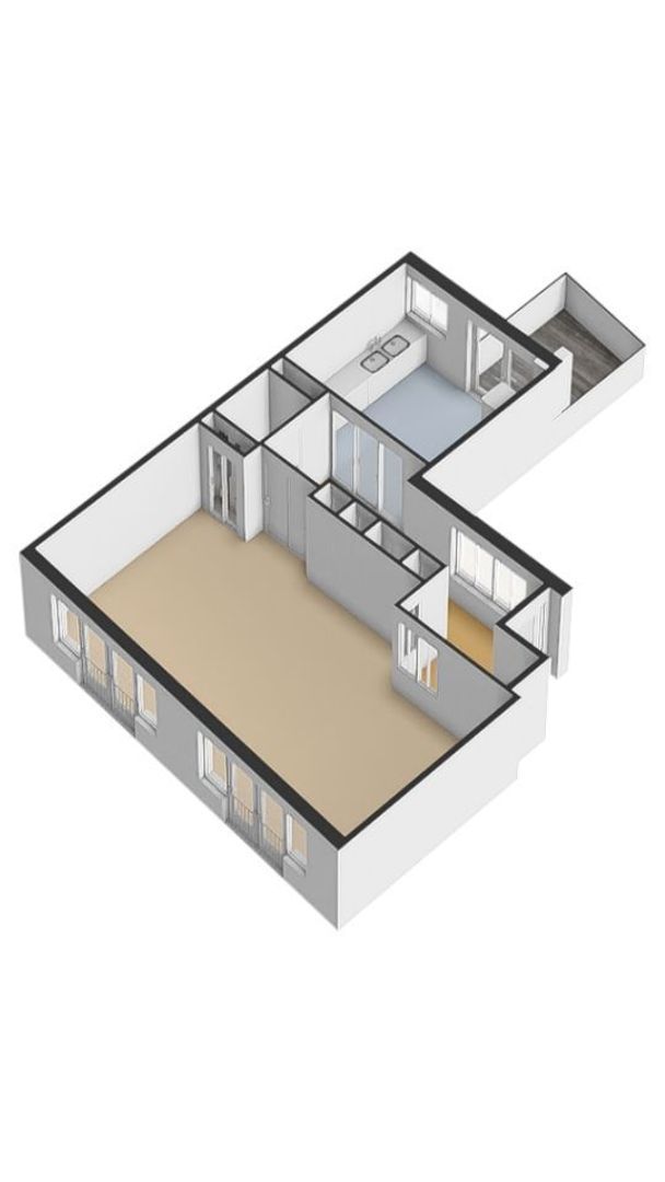 Haarlemmerstraat 24 2, Amsterdam plattegrond-2