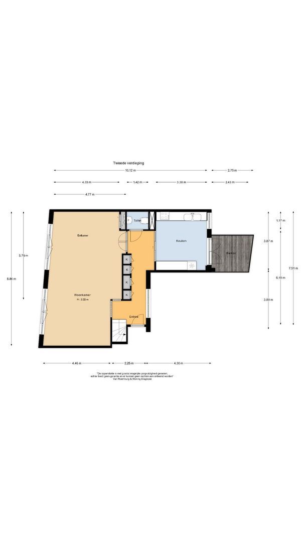 Haarlemmerstraat 24 2, Amsterdam plattegrond-0