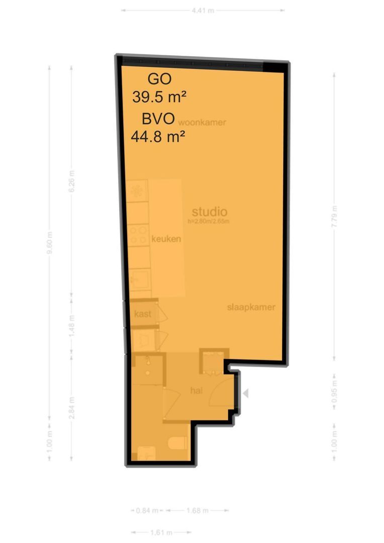 Koggestraat 9 C, Amsterdam plattegrond-2