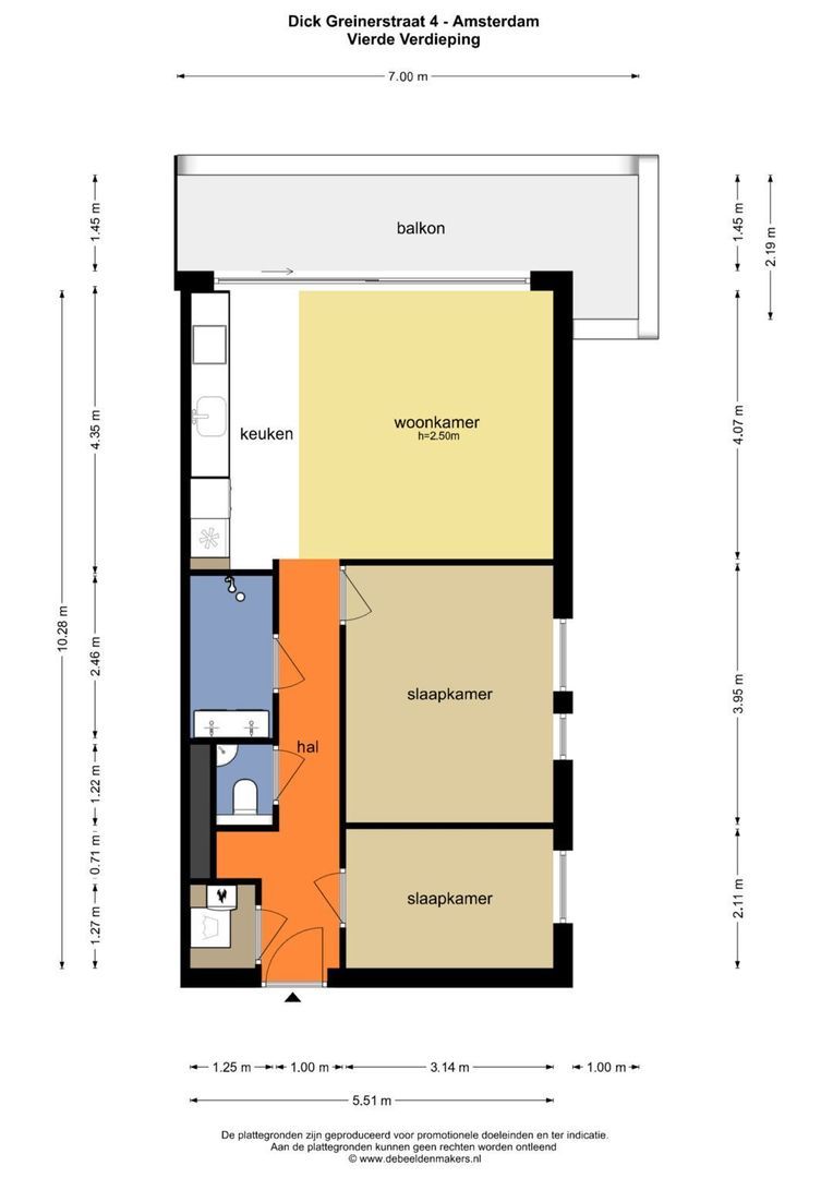 Dick Greinerstraat 4, Amsterdam plattegrond-0