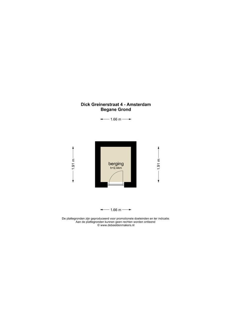 Dick Greinerstraat 4, Amsterdam plattegrond-1