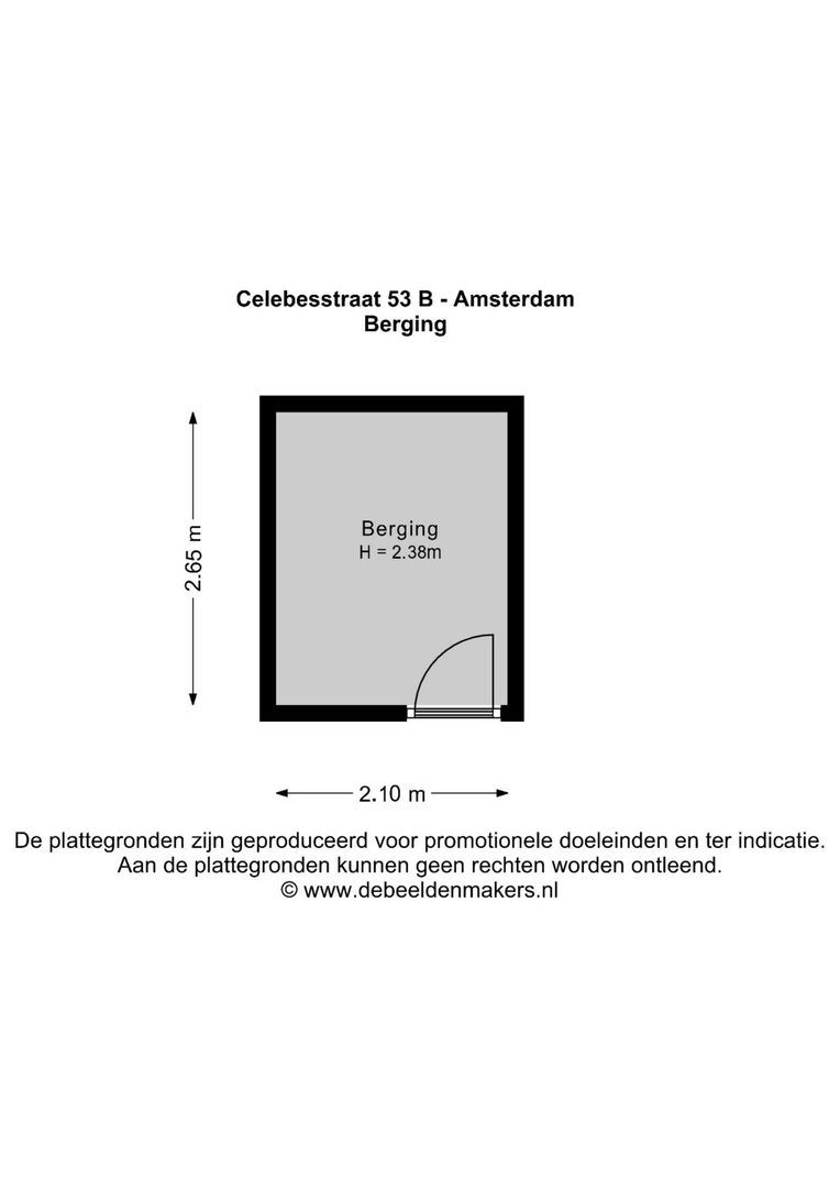 Celebesstraat 53 B, Amsterdam plattegrond-2