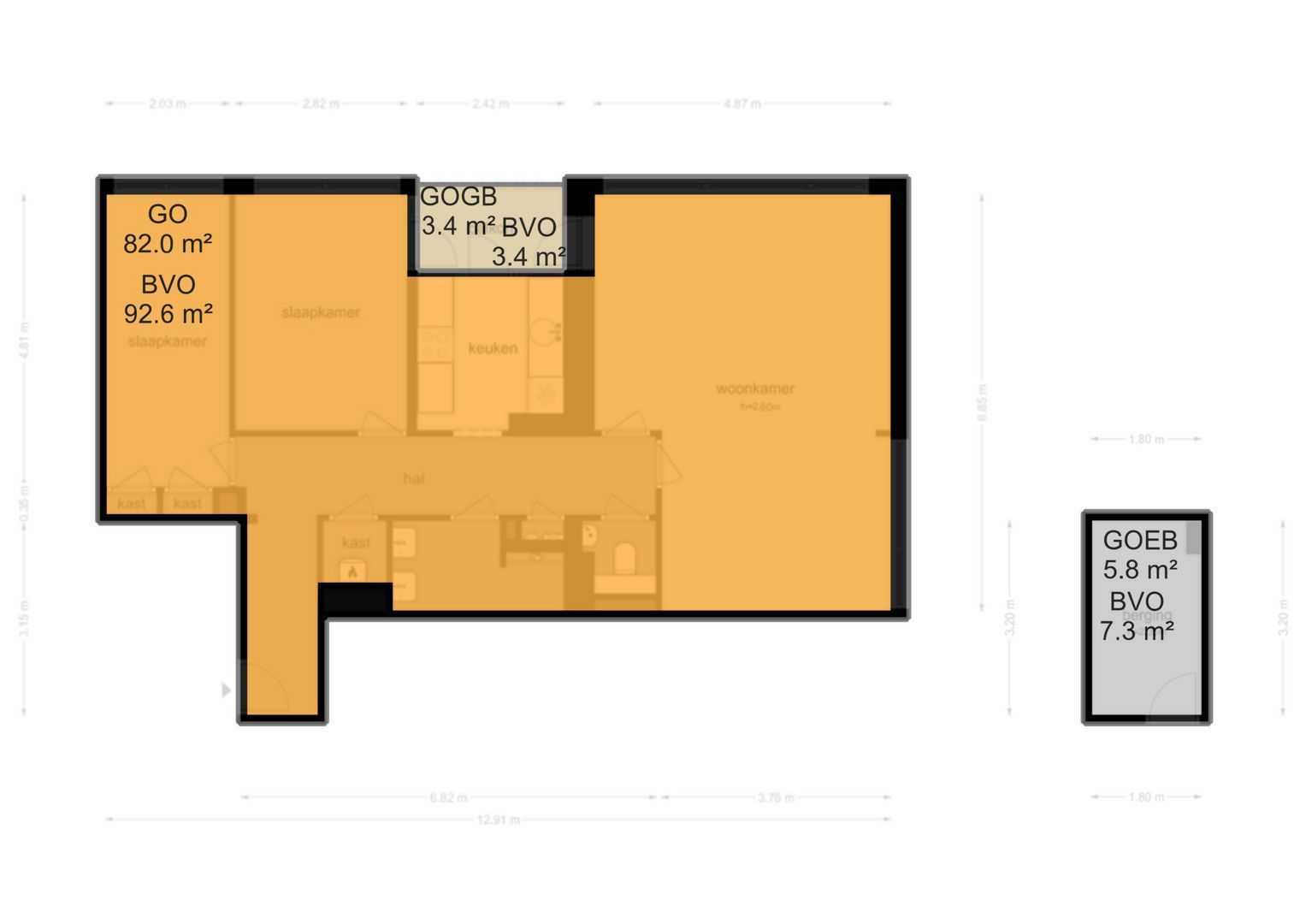 Maassluisstraat 52, Amsterdam plattegrond-3