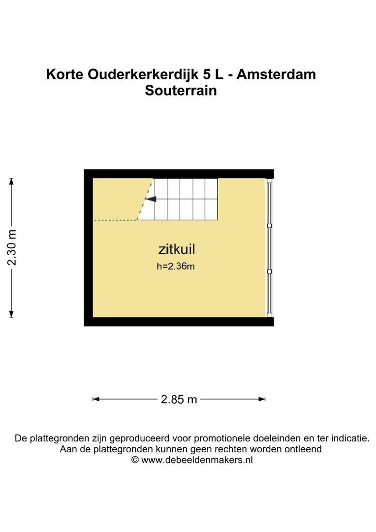 Korte Ouderkerkerdijk 5 L, Amsterdam plattegrond-4