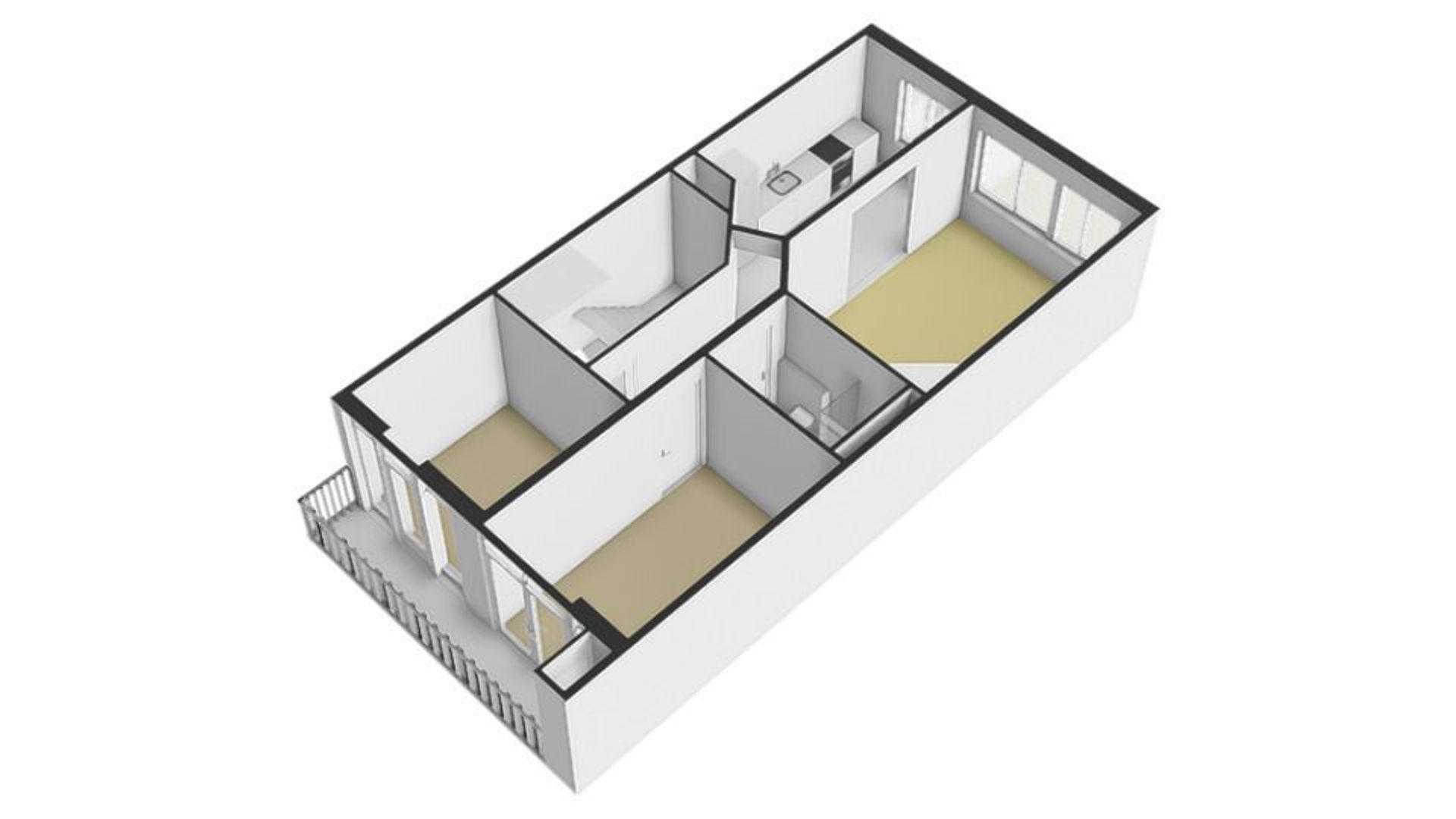 Admiraal De Ruijterweg 480 3, Amsterdam plattegrond-1