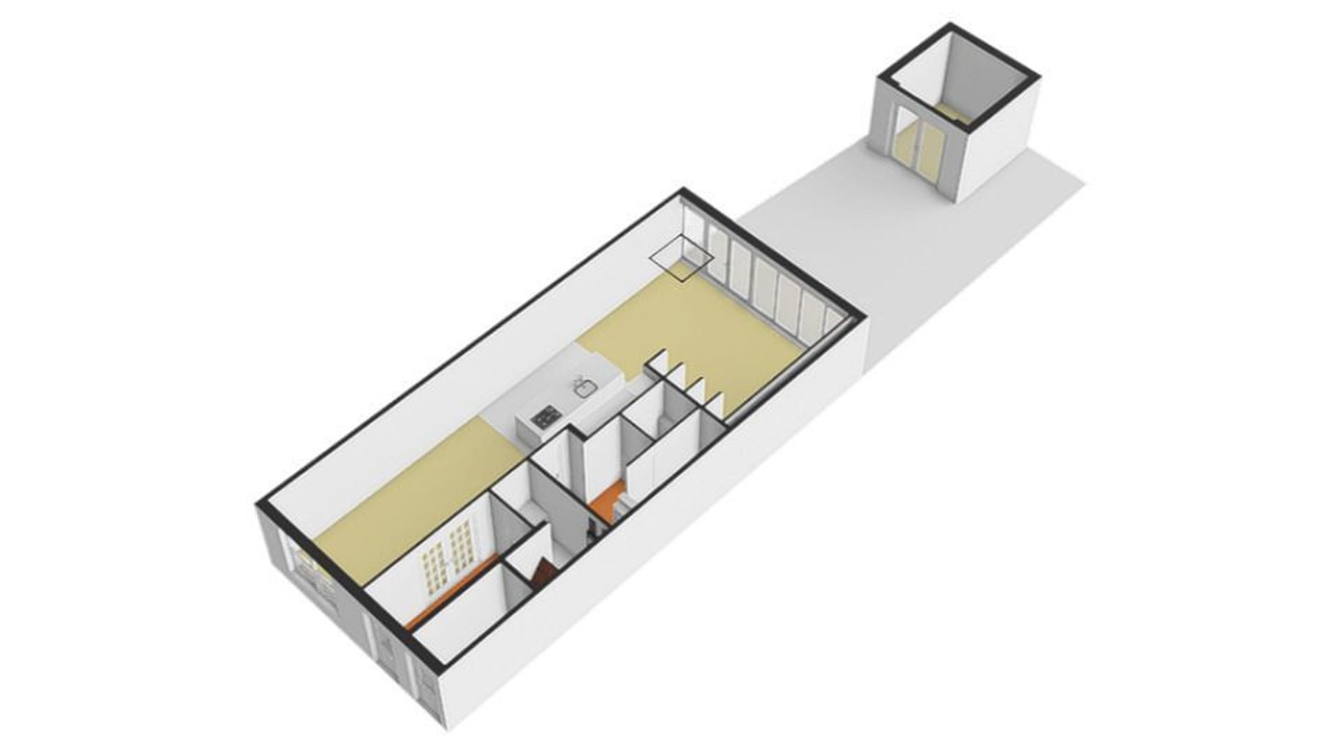 Kromme-Mijdrechtstraat 98 H, Amsterdam plattegrond-2