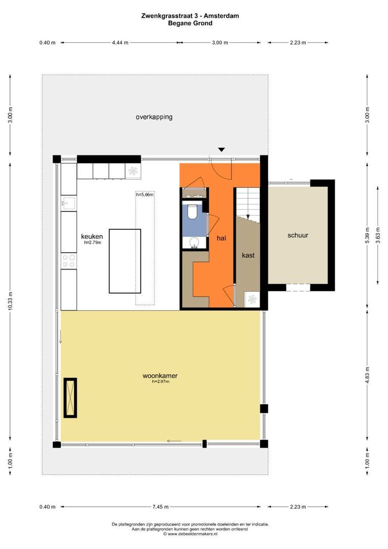 Zwenkgrasstraat 3, Amsterdam plattegrond-0
