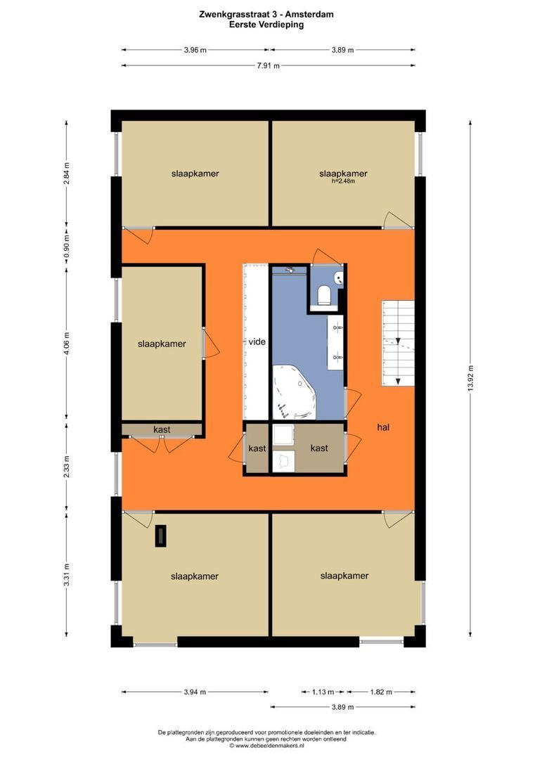 Zwenkgrasstraat 3, Amsterdam plattegrond-1