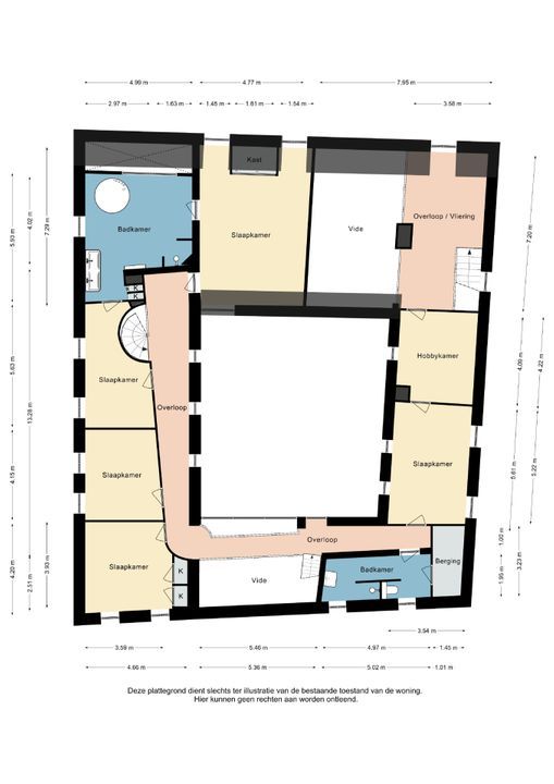 Hobbelrade 63, Spaubeek plattegrond-