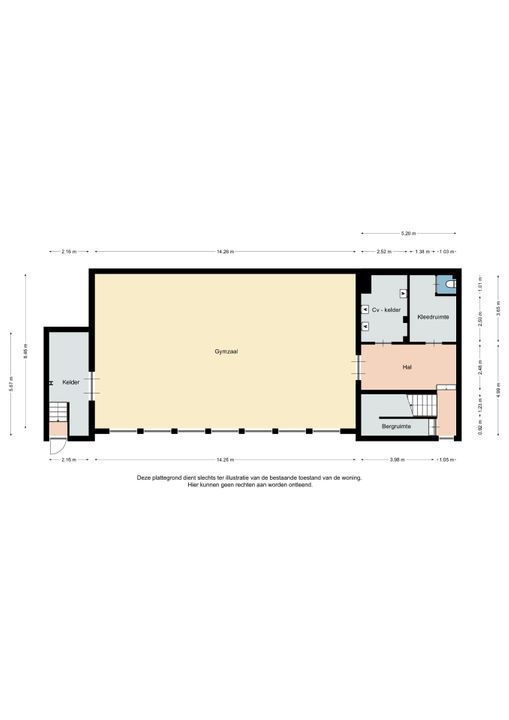 Brede Hoolstraat 13, Reijmerstok plattegrond-