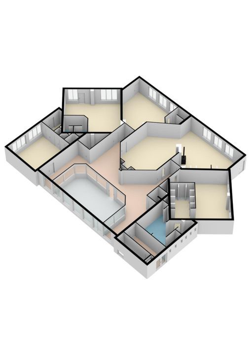 Brede Hoolstraat 13, Reijmerstok plattegrond-