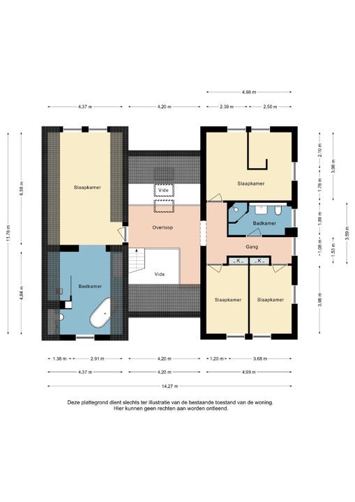 Ravensboschstraat 57 a, Hulsberg plattegrond-