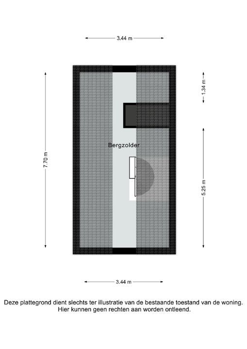 Ravensboschstraat 57 a, Hulsberg plattegrond-