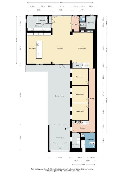 Sint Jozefstraat 75 A, Eijsden plattegrond-