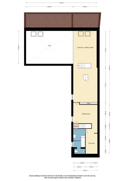 Sint Jozefstraat 75 A, Eijsden plattegrond-