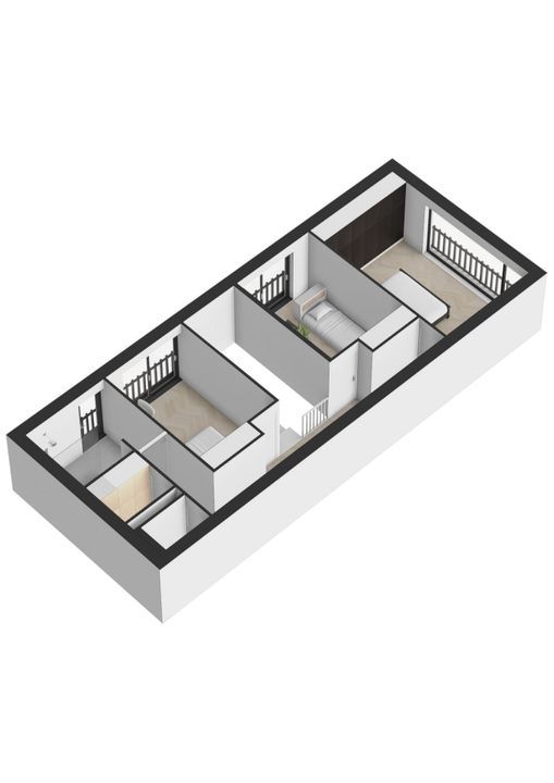 Boschweg 2 c, Bunde plattegrond-