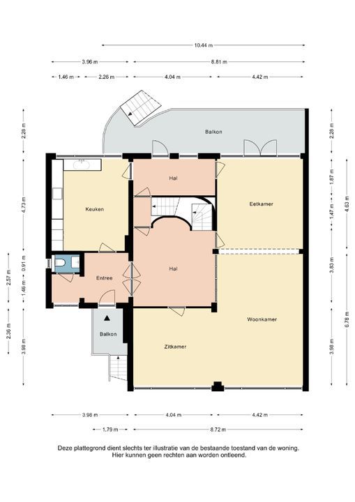 Scharnerweg 104, Maastricht plattegrond-