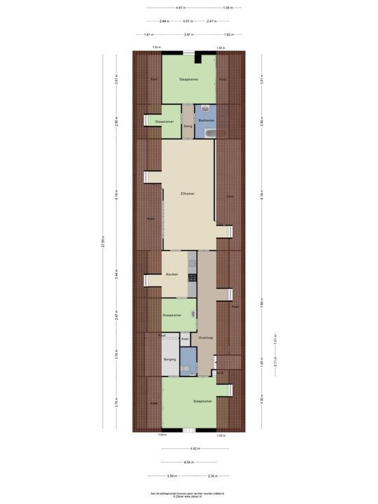 Eikesstraat 43, Hunsel plattegrond-