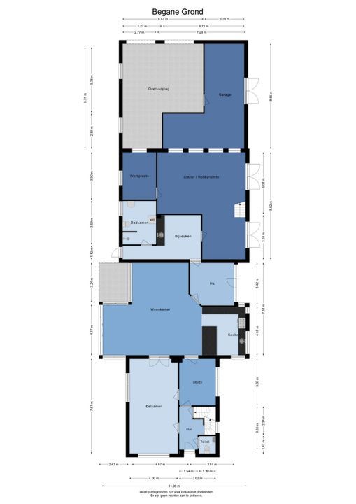 Molendijk 4, Stevensweert plattegrond-