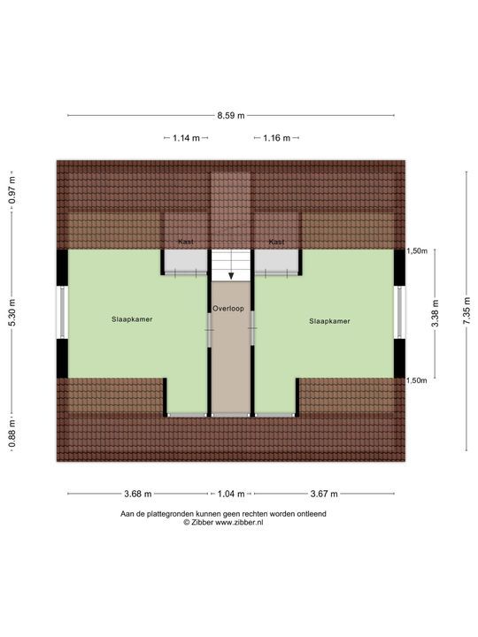 Heugterzijweg 1, Nederweert plattegrond-