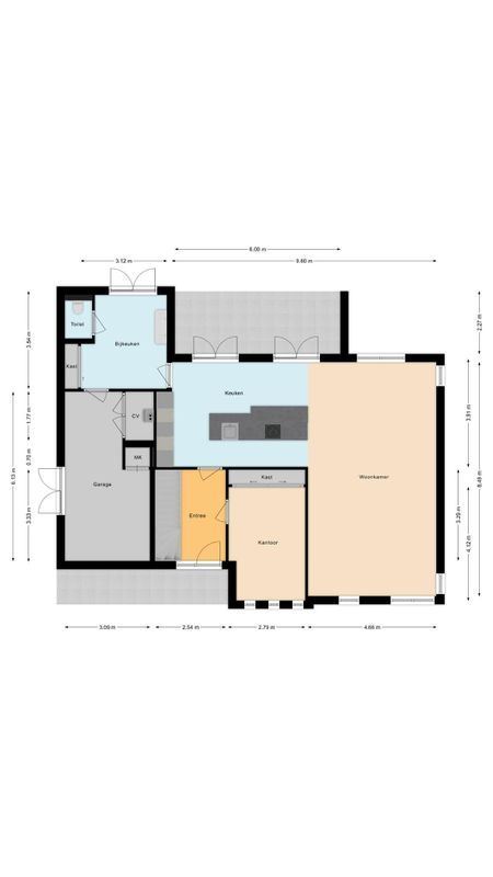 Trees Kinstraat 23 Floorplan Blur 0