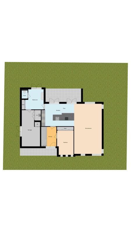 Trees Kinstraat 23 Floorplan Blur 2