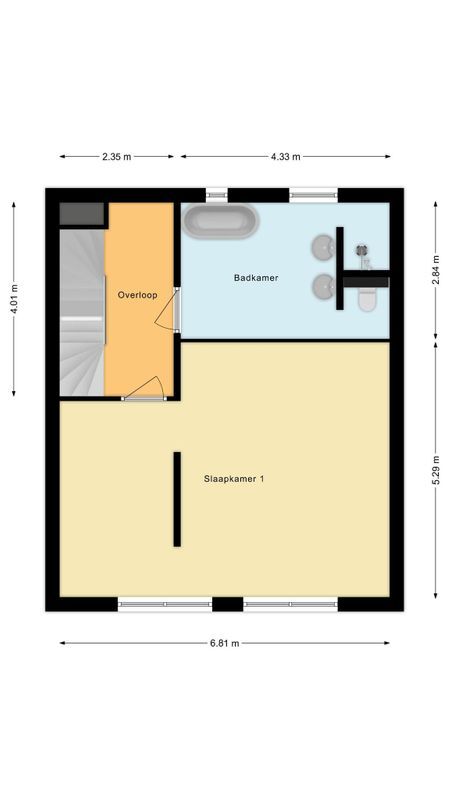 Jo van Ammersstraat 1D Floorplan Blur 1