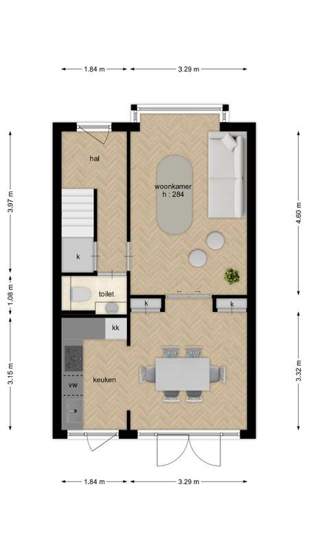 Weerijssingel 41 Floorplan Blur 1