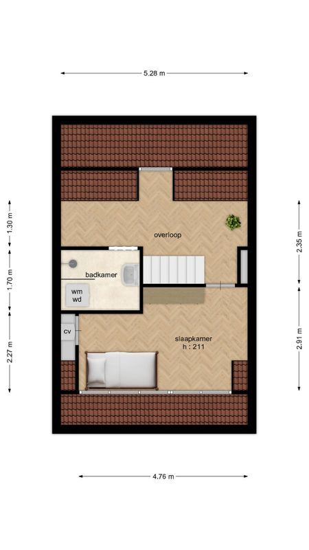 Weerijssingel 41 Floorplan Blur 3